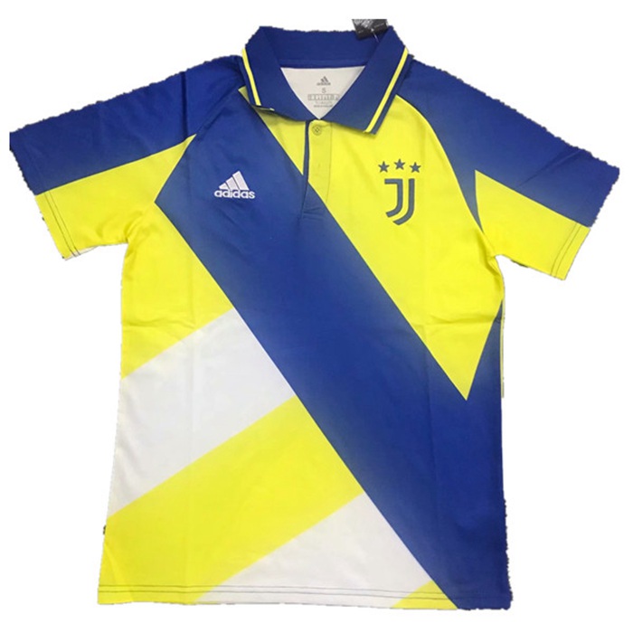 Camiseta Polo Futbol Juventus Azul/Amarillo 2021/2022