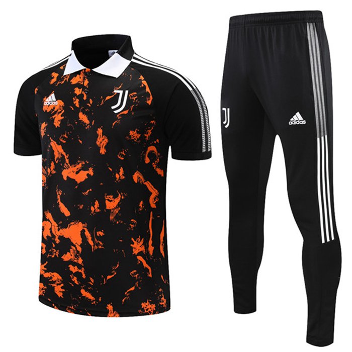 Camiseta Polo Juventus + Pantalones Negro/Amarillo 2021/2022