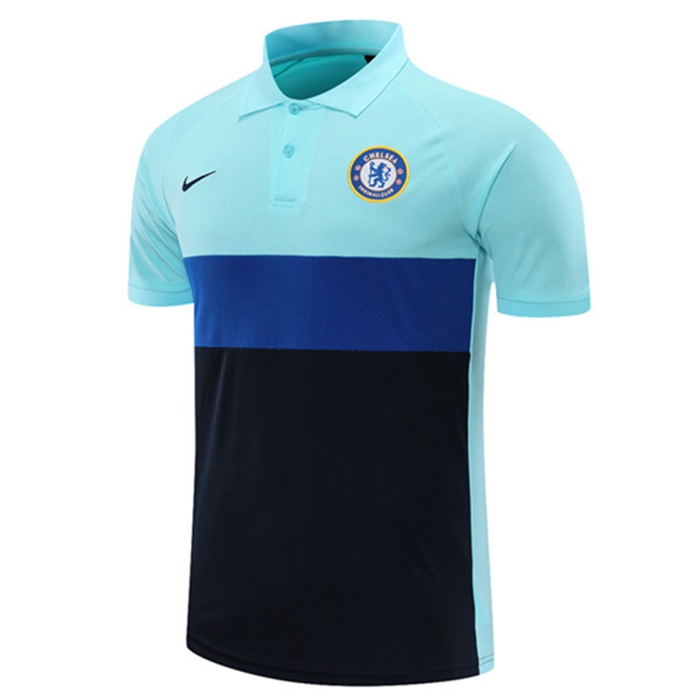 Camiseta Polo Futbol FC Chelsea Negro/Azul 2021/2022