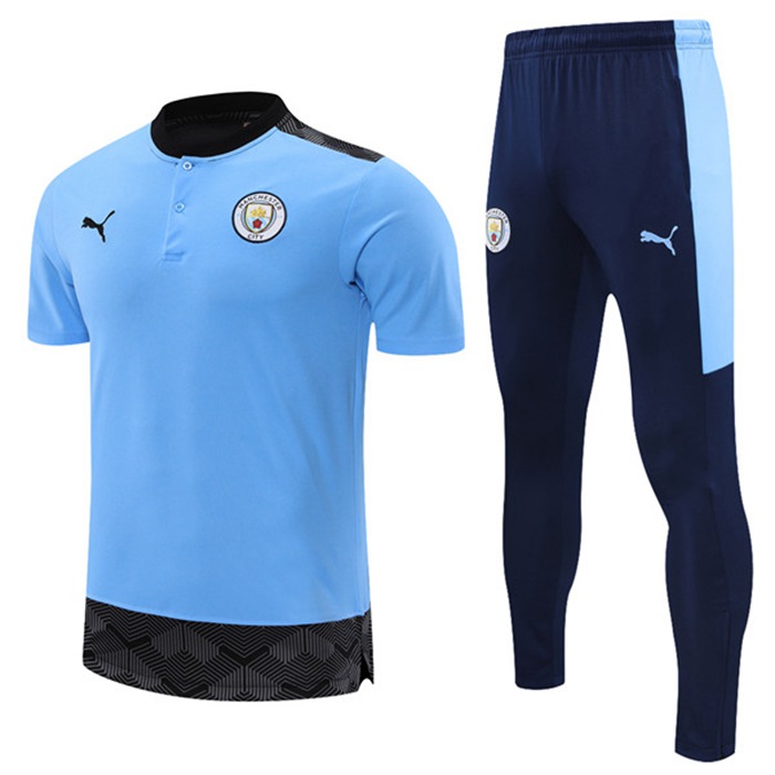 Camiseta Entrenamiento Manchester City + Pantalones Azul 2021/2022