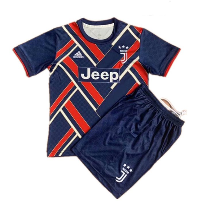 Camiseta Futbol Juventus Ninos Azul/Rojo 2021/2022