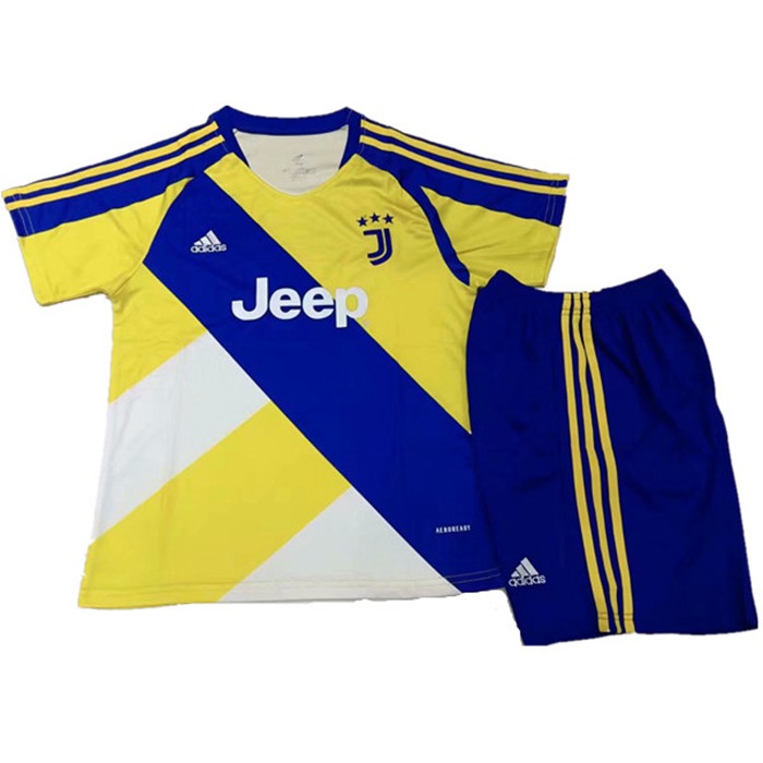 Camiseta Futbol Juventus Ninos Azul/Amarillo 2021/2022