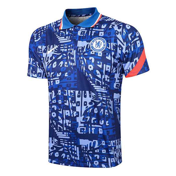 Camiseta Polo Futbol FC Chelsea Azul 2021/2022