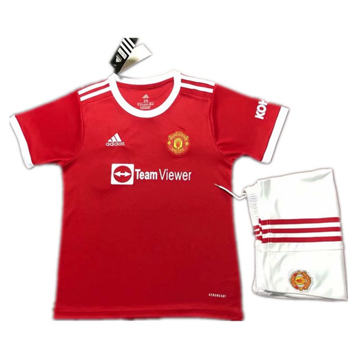 Camiseta Futbol Manchester United Niños Titular 2021/2022
