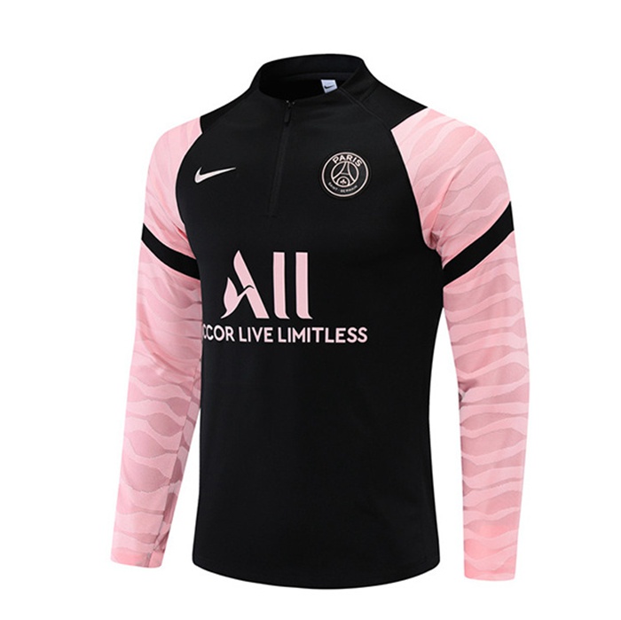 Modelos De Sudadera De Entrenamiento Jordan PSG Negro\/Rosa Classic 2021\/2022