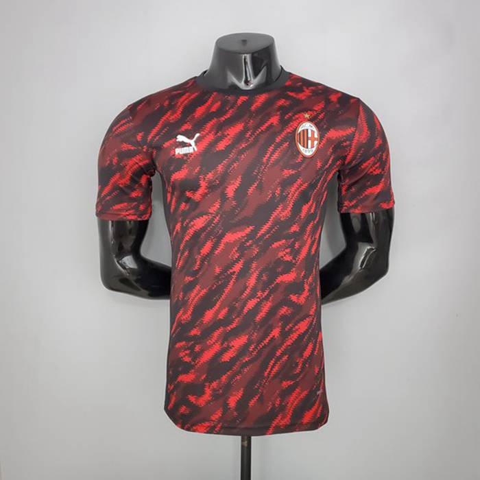 Camiseta Entrenamiento AC Milan Player Version Rojo/Azul 2021/2022
