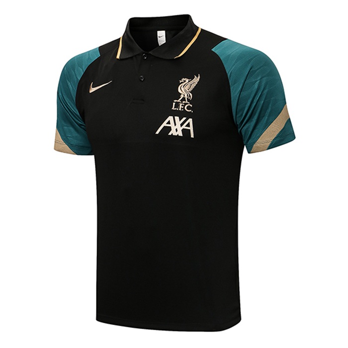 Camiseta Polo FC Liverpool Negro 2021/2022