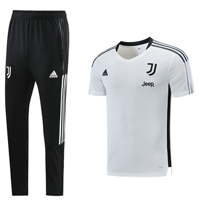 Camiseta Entrenamiento Juventus + Pantalones Blanca 2021/2022