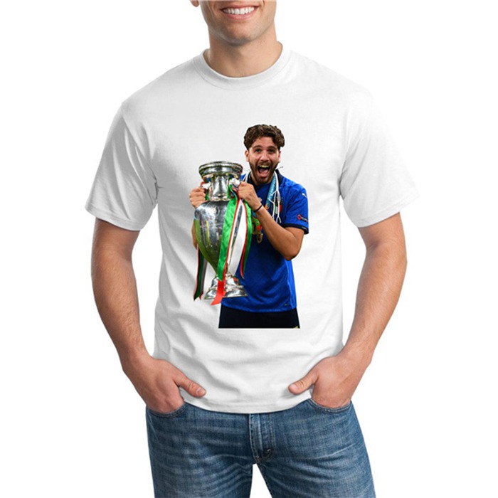 Camiseta Entrenamiento Italia UEFA Euro 2020 Champions Blanca - GXHTS13
