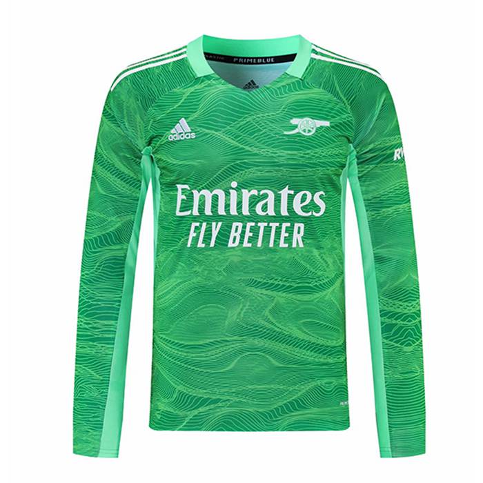 Camiseta Futbol Arsenal Portero Manga Larga Verde 2021/2022
