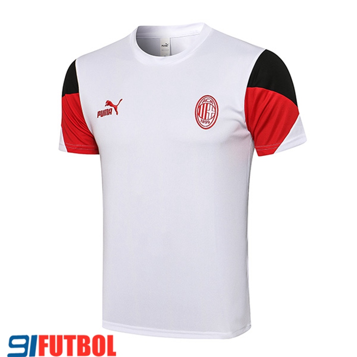 Camiseta Polo AC Milan Blanca 2021/2022