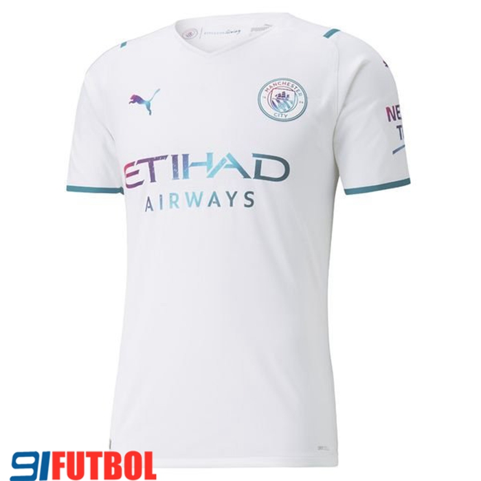 Donde Hacer Camiseta Futbol Manchester City Alternativo 2021/2022