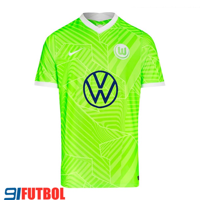 Camiseta Futbol Vfl Wolfsburg Titular 2021/2022