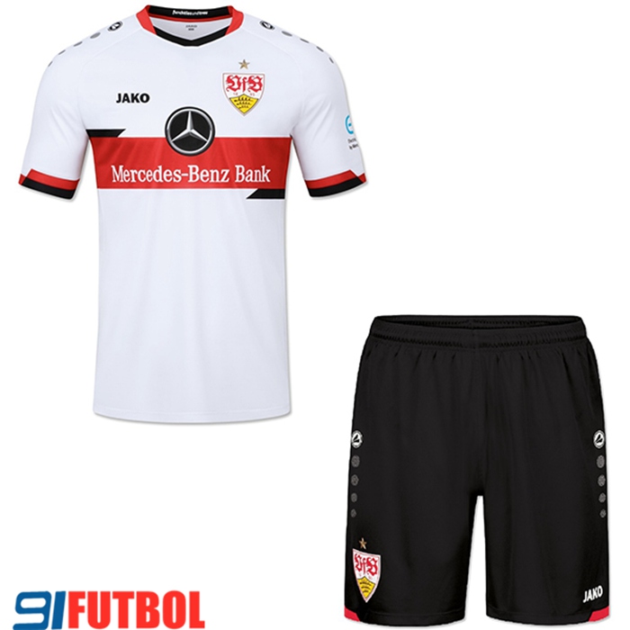 Camiseta Futbol VfB Stuttgart Niños Titular 2021/2022