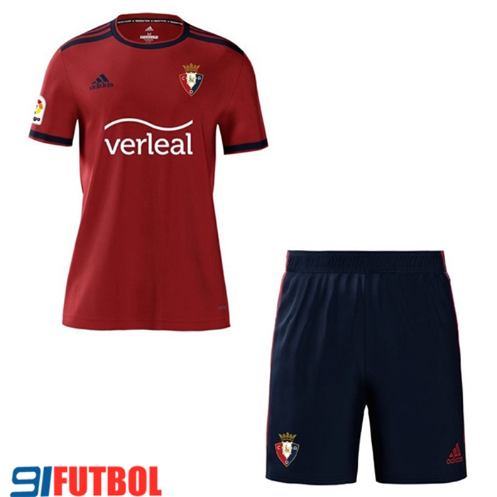 Camiseta Futbol Atletico Osasuna Niños Titular 2021/2022