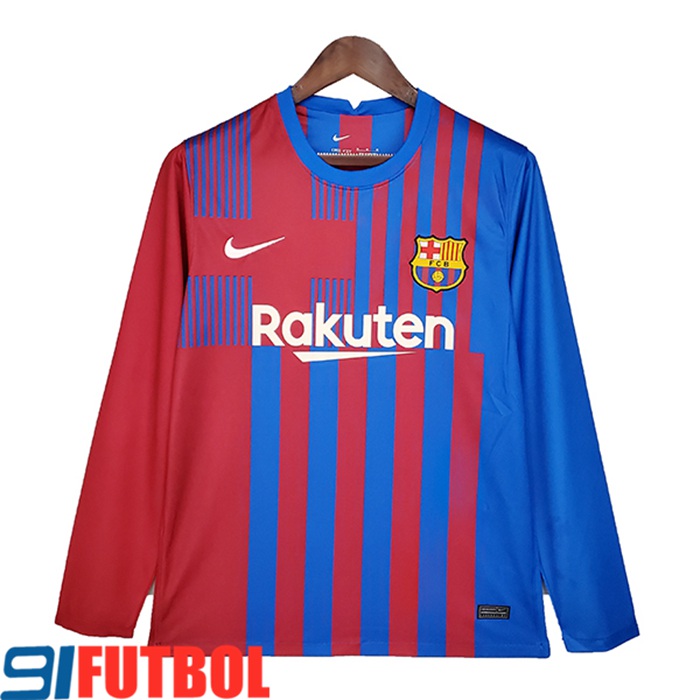 Camiseta Futbol FC Barcelona Titular Manga Larga 2021/2022