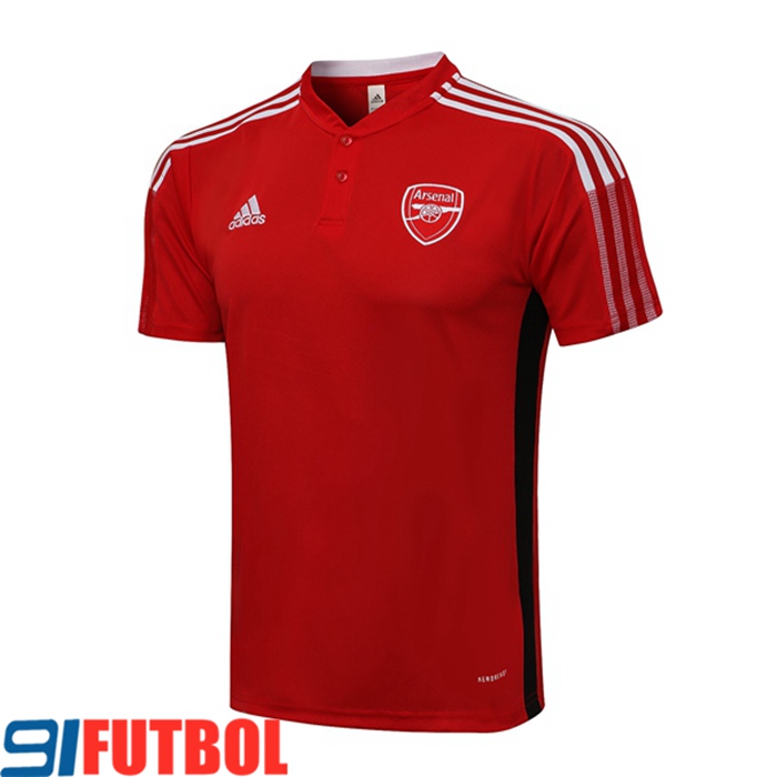 Camiseta Polo Arsenal Rojo 2021/2022