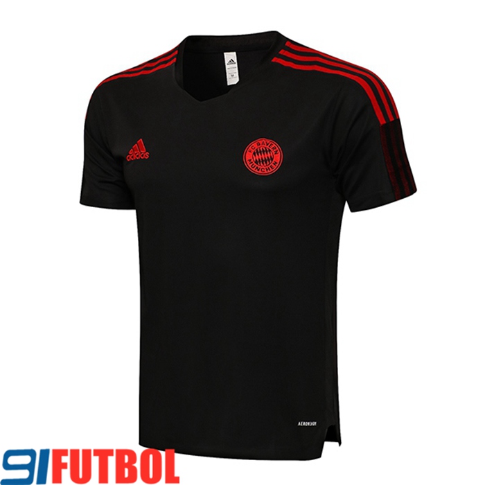 Camiseta Entrenamiento Bayern Munich Negro/Rojo 2021/2022