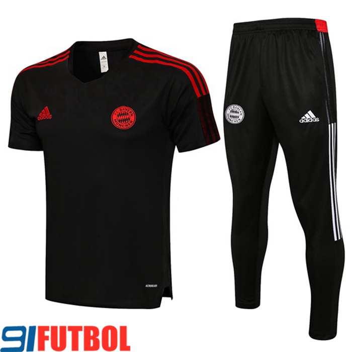 Camiseta Entrenamiento Bayern Munich + Pantalones Negro 2021/2022