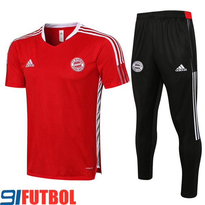 Camiseta Entrenamiento Bayern Munich + Pantalones Rojo 2021/2022