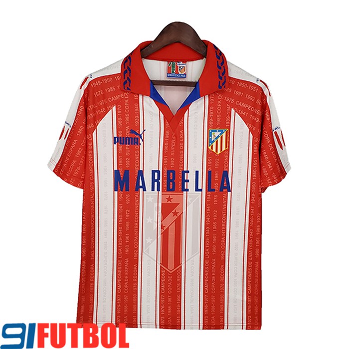 Camiseta Futbol Atletico Madrid Retro Titular 1995/1996