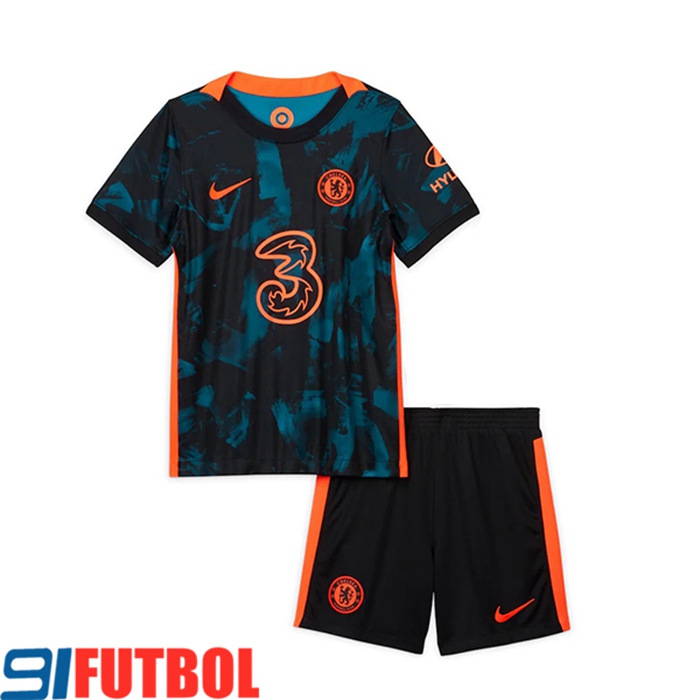 Camiseta Futbol FC Chelsea Ninos Tercero 2021/2022