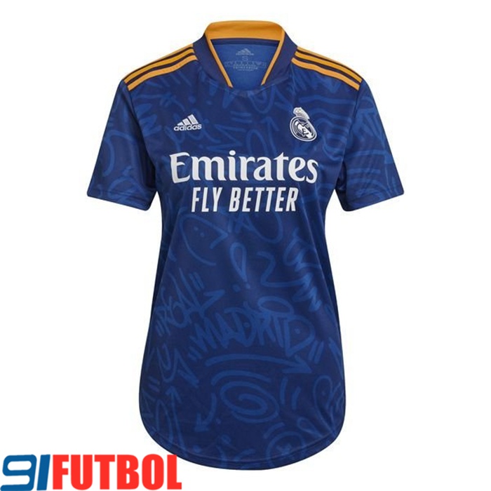 Camiseta Futbol Real Madrid Mujer Alternativo 2021/2022