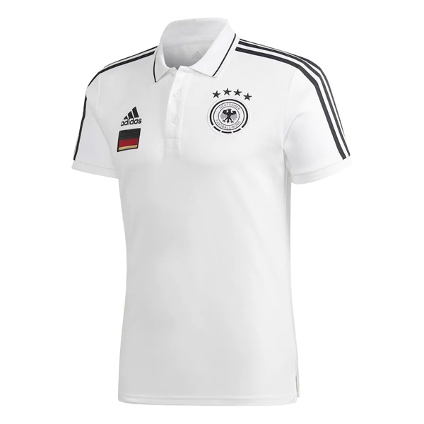 Camiseta Polo Alemania Blanco 2020/2021