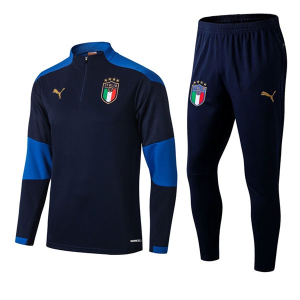 Chandal De Futbol Italia Azul Marin 2020/2021