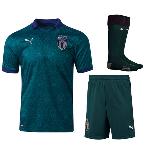 Camisetas De Futbol Italia Tercera (Cortos+Calcetines) UEFA Euro 2020