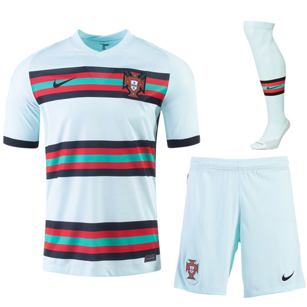Camisetas De Futbol Portugal Segunda (Cortos+Calcetines) UEFA Euro 2020