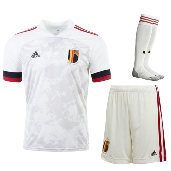 Camisetas De Futbol Bélgica Segunda (Cortos+Calcetines) UEFA Euro 2020