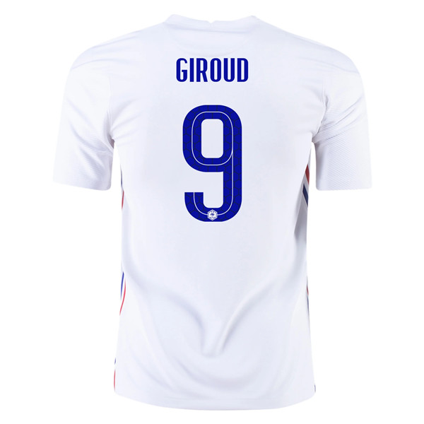 Camisetas De Futbol Francia (Giroud 9) Segunda UEFA Euro 2020