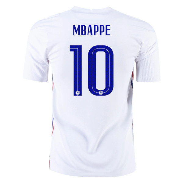 Camisetas De Futbol Francia (Mbappe 10) Segunda UEFA Euro 2020