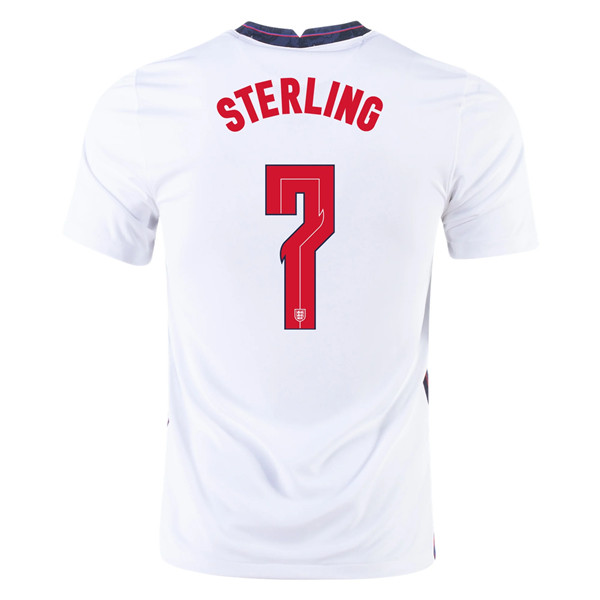 Camisetas De Futbol Inglaterra (Sterling 7) Primera UEFA Euro 2020