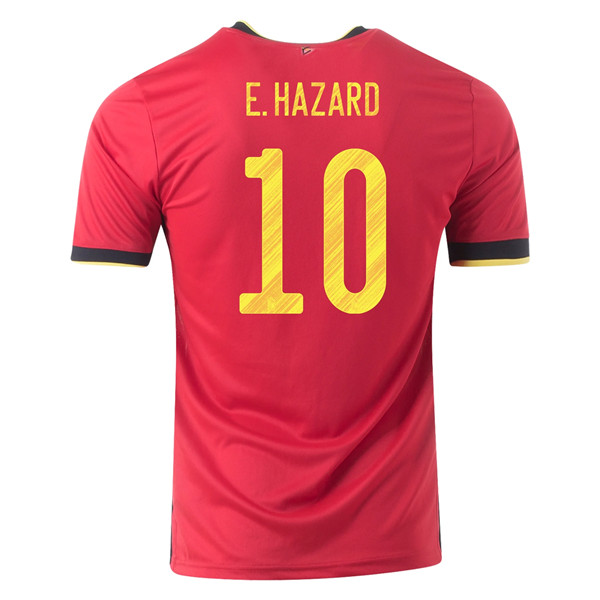 Camisetas De Futbol Bélgica (E.Hazaro 10) Primera UEFA Euro 2020