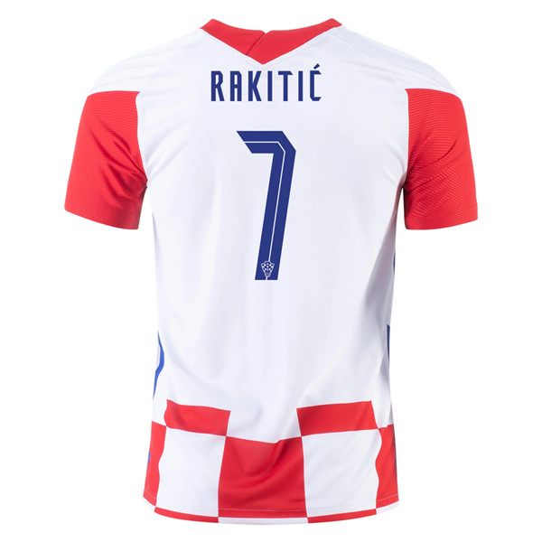 Camisetas De Futbol Croacia (RAKITIC 7) Primera UEFA Euro 2020