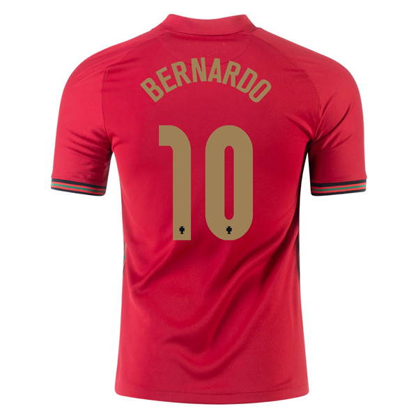 Camisetas De Futbol Portugal (BERNARDO 10) Primera UEFA Euro 2020