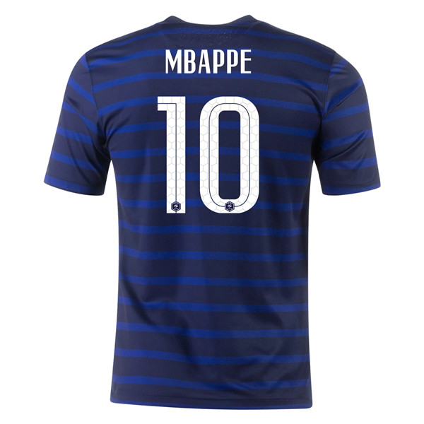 Camisetas De Futbol Francia (Mbappe 10) Primera 2020/2021