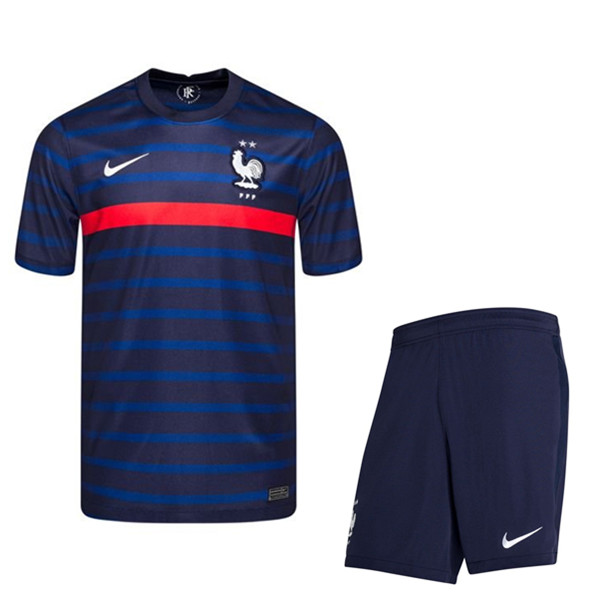 Camisetas De Futbol Francia Niños Primera UEFA Euro 2020