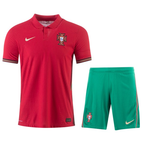 Camisetas De Futbol Portugal Niños Primera UEFA Euro 2020