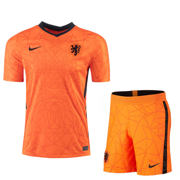 Camisetas De Futbol Países Bajos Niños Primera UEFA Euro 2020