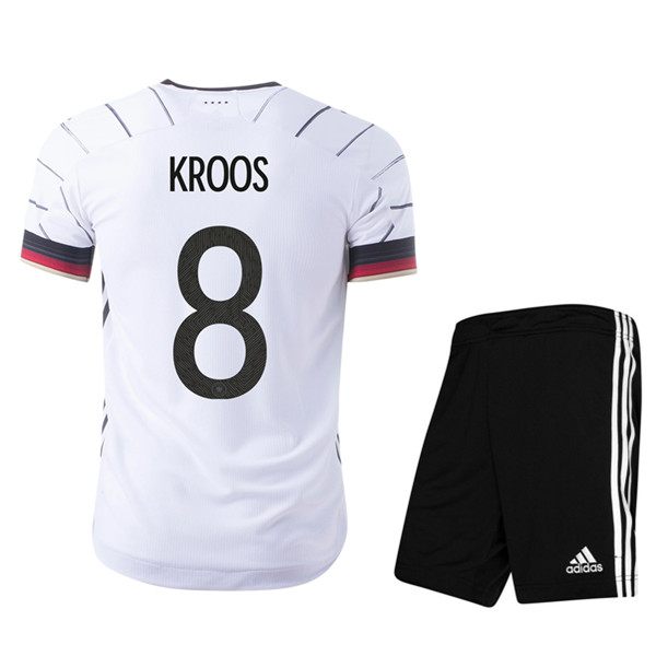Camisetas De Futbol Alemania (Kroos 8) Niños Primera UEFA Euro 2020