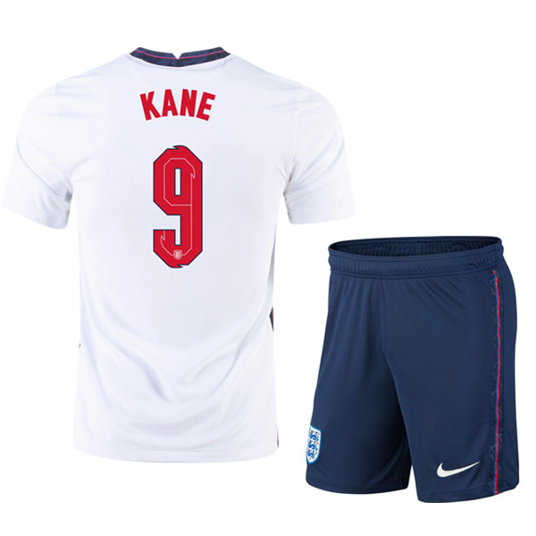 Camisetas De Futbol Inglaterra (Kane 9) Niños Primera UEFA Euro 2020
