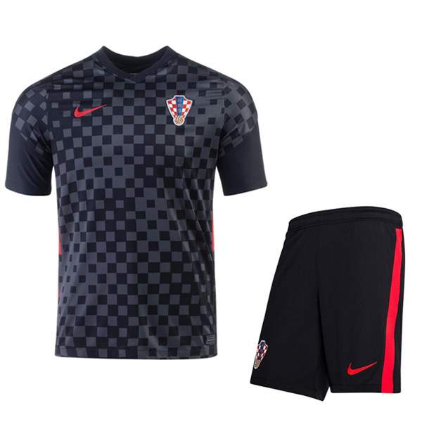 Camisetas De Futbol Croacia Segunda + Cortos UEFA Euro 2020