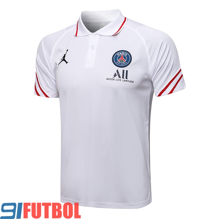 Camiseta Entrenamiento Jordan PSG Blanca 2021/2022