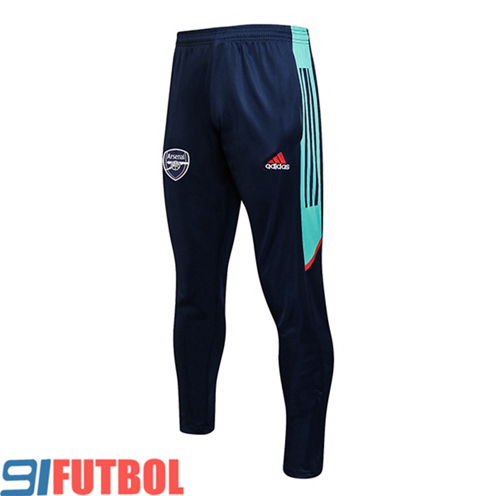 Pantalon Entrenamiento FC Aesenal Azul Marino/Verde 2021/2022