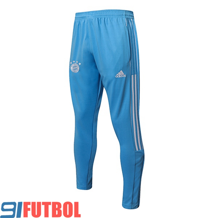 Pantalon Entrenamiento Bayern Munich Azul/Blanca 2021/2022