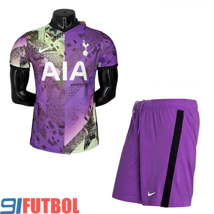 Traje Camiseta Futbol Tottenham Hotspur Tercero + Cortos 2021/2022