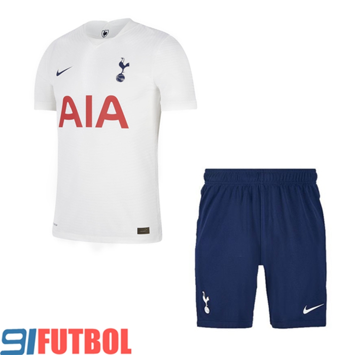 Traje Camiseta Futbol Tottenham Hotspur Titular + Cortos 2021/2022